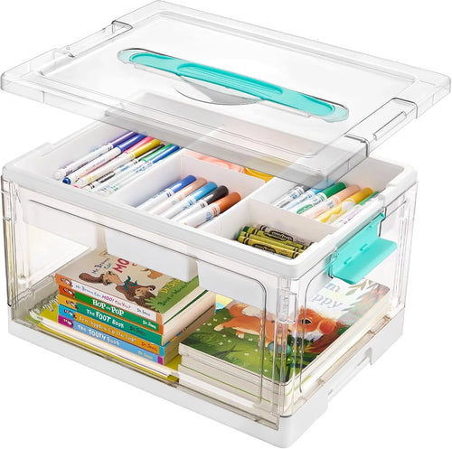 24QT Clear Craft Storage Bin