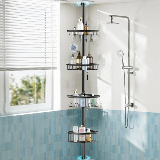 4 Tier Adjustable Corner Shower Caddy