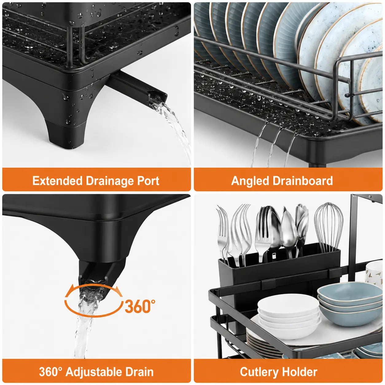 Foldable Over Sink DishDrying Rack