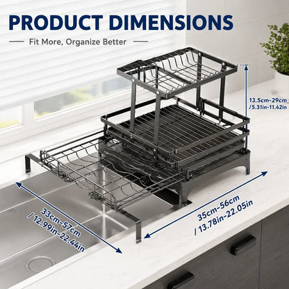 Foldable Over Sink DishDrying Rack