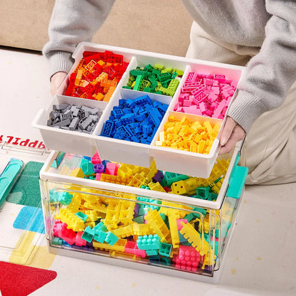 24QT Clear Craft Storage Bin