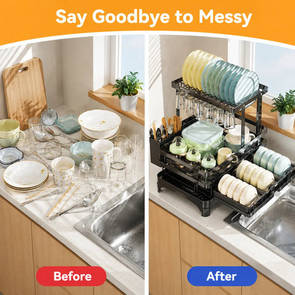 Foldable Over Sink DishDrying Rack