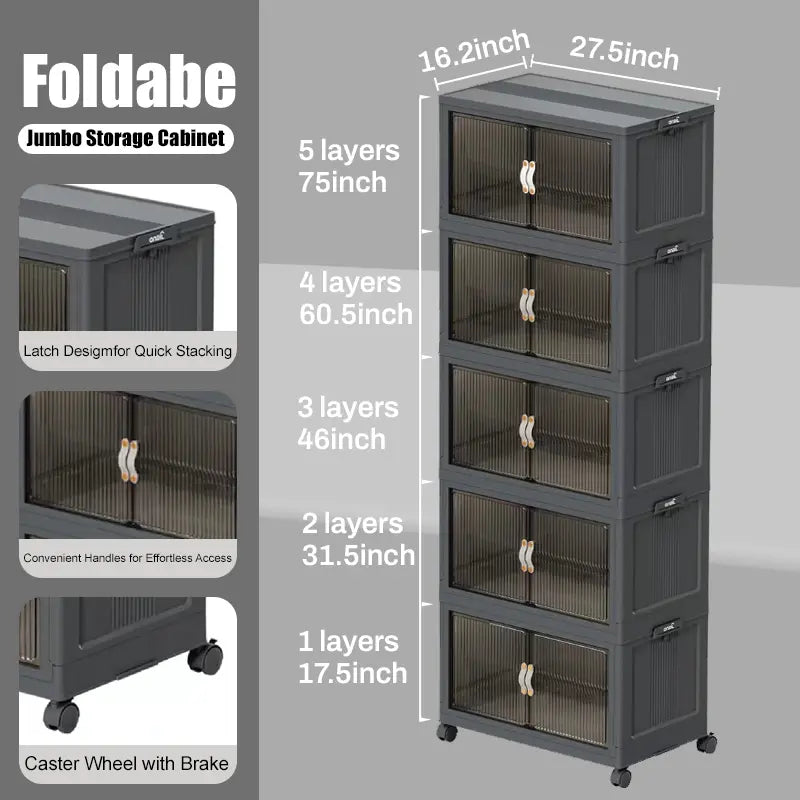Foldable Storage Bins 128QT