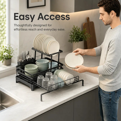 Foldable Over Sink DishDrying Rack
