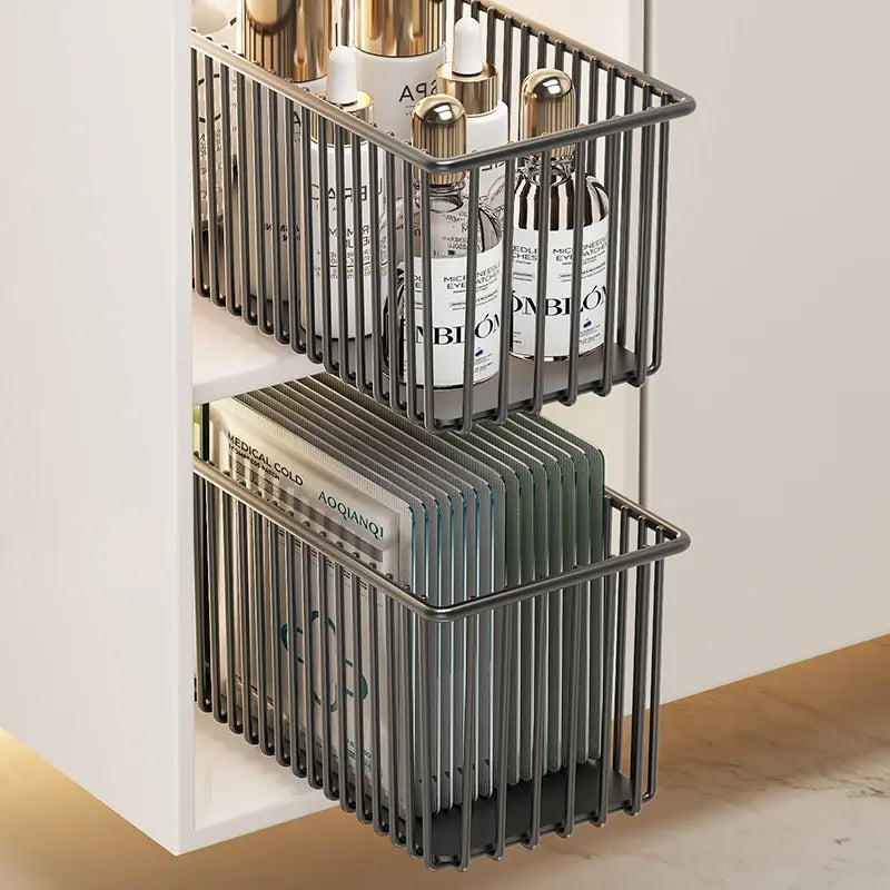 Pull-Out Cabinet Organizer Basket