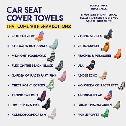 Car Seat Cover Towel