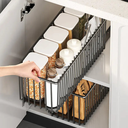 Pull-Out Cabinet Organizer Basket